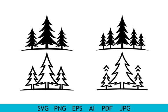 Download Pine Tree Forest SVG Bundle - Forest svg bundle Collection