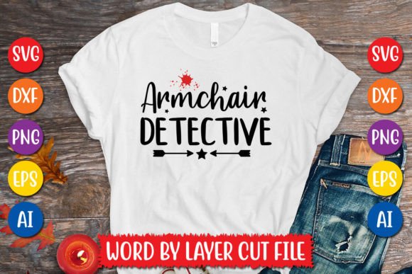 Download Armchair Detective SVG Design - Detective svg Collection