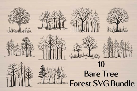 Download Bare Tree Forest SVG Bundle - Forest svg bundle Collection