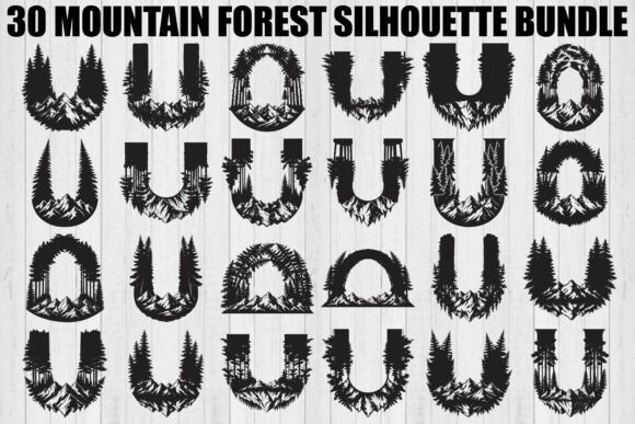 Download Mountain Forest SVG Bundle - Forest svg bundle Collection