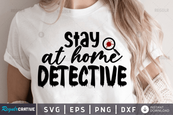 Download Stay at Home Detective Svg Design - Detective svg Collection